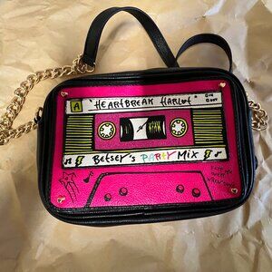 Betsey Johnson Cassette Tape Crossbody (“Betsey’s Party Mix”)
